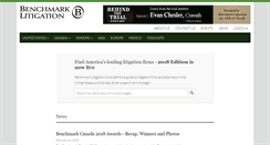 Desktop Screenshot of benchmarklitigation.com