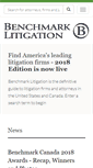 Mobile Screenshot of benchmarklitigation.com